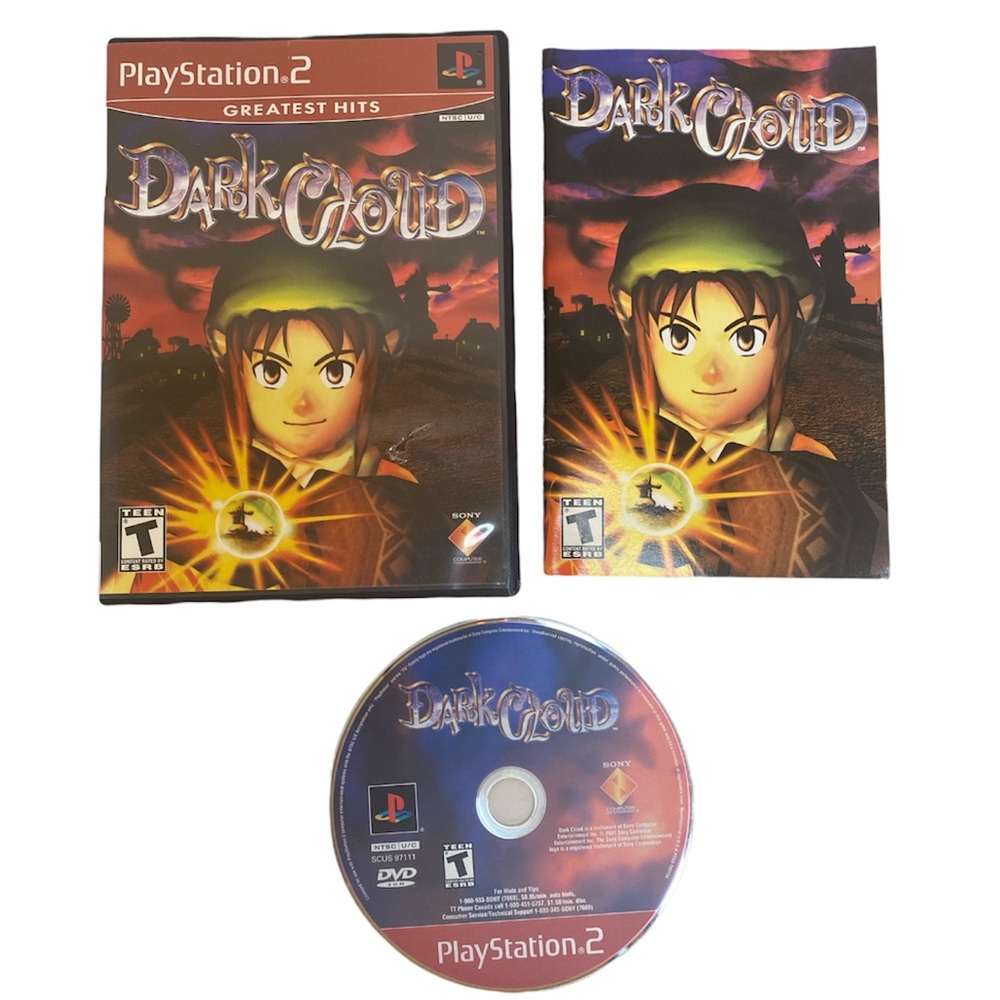 Dark Cloud (Sony PlayStation 2, 2001) PS2 - CIB Complete with Manual